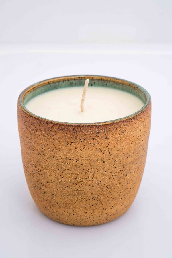 Set of 2 Ceramic Scented Candles