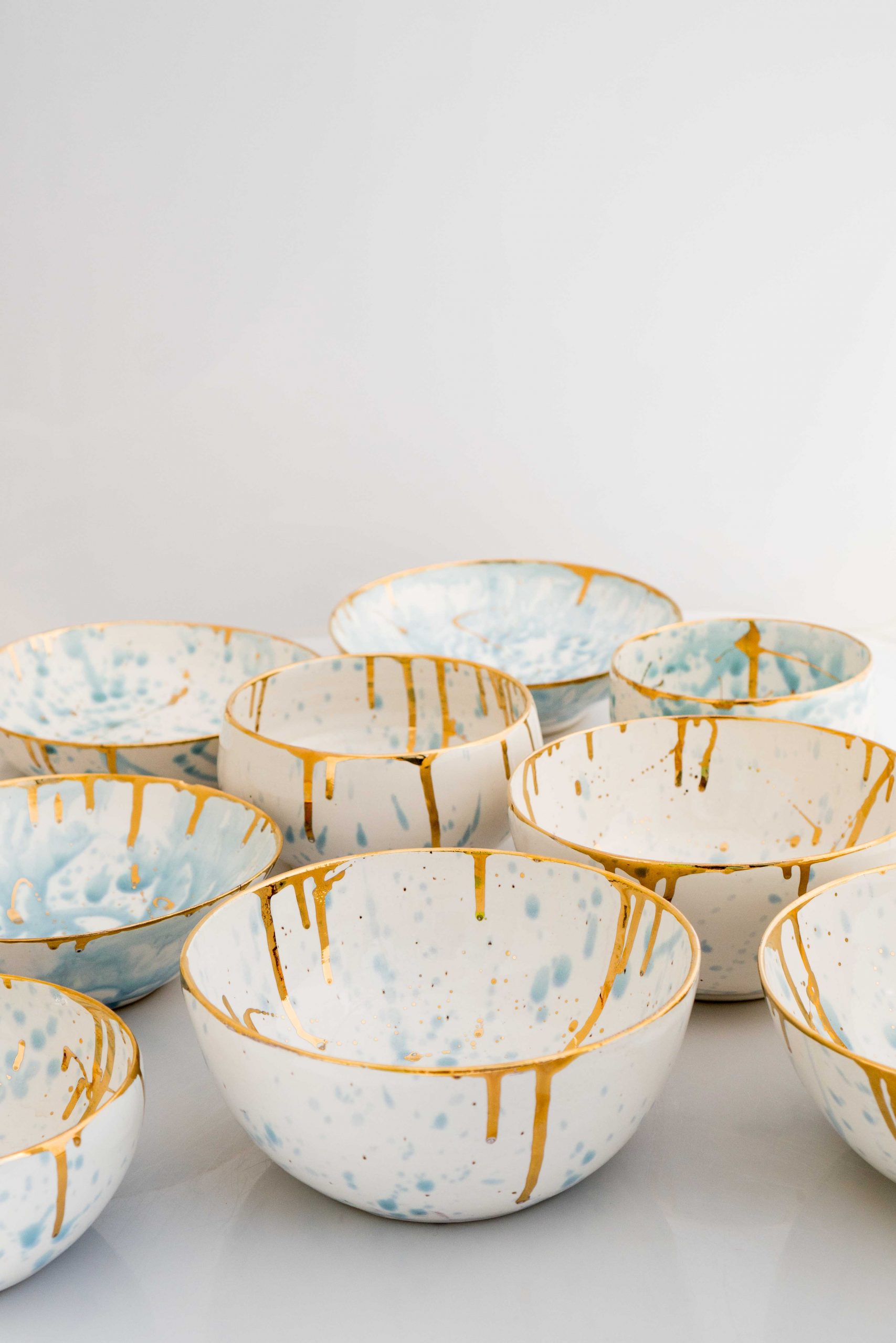 Set Ceramic Dinnerware - 9 pieces set