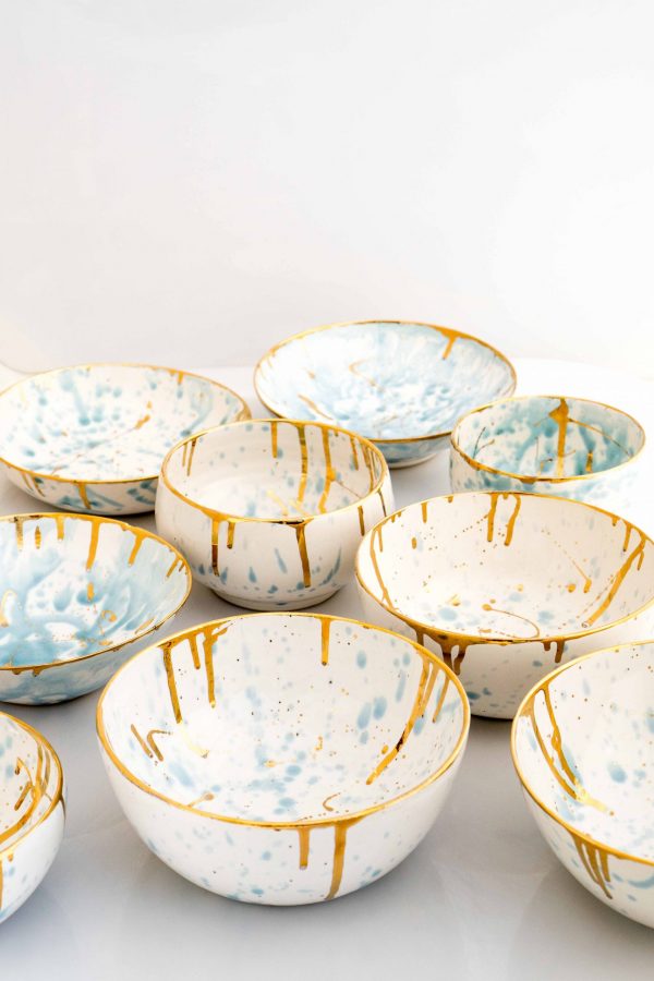 Set Ceramic Dinnerware - 9 pieces set