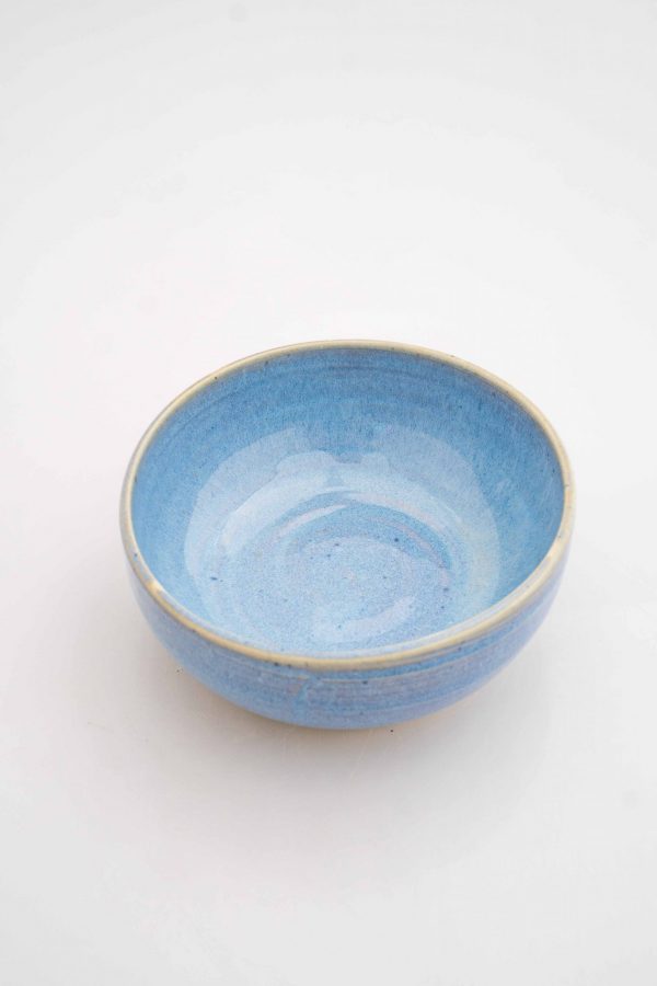 Ceramic Bowl - Sky Blue Glazed