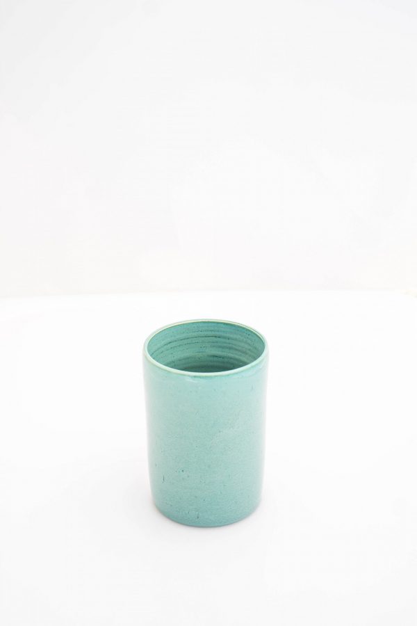 Vase Glazed Green