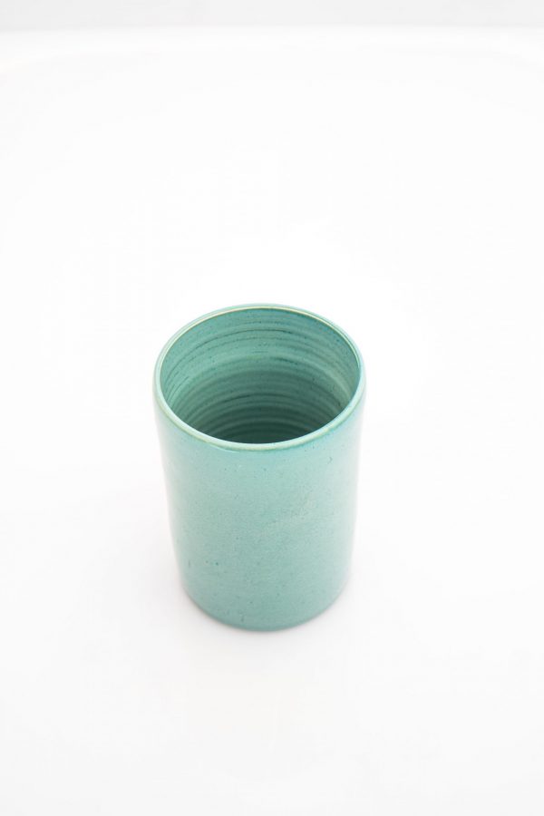 Vase Glazed Green